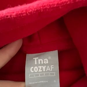 TNA COZY AF FLEECE HOODIE CROPPED